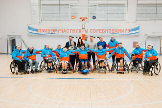 Ольга Швецова оказала поддержку баскетболистам на колясках
