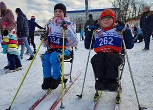 11 февраля на стадионе "Труд" г. Ивантеевки состоялся очередной этап инклюзивной детской гонки "Лыжня здоровья"
