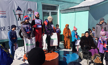 Гонка для детей «Лыжня здоровья», реализованная в рамках партпроекта, завершается в Томской области