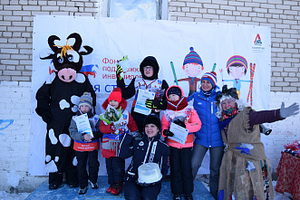 В Бийском районе провели «Лыжню здоровья» для самых маленьких лыжников